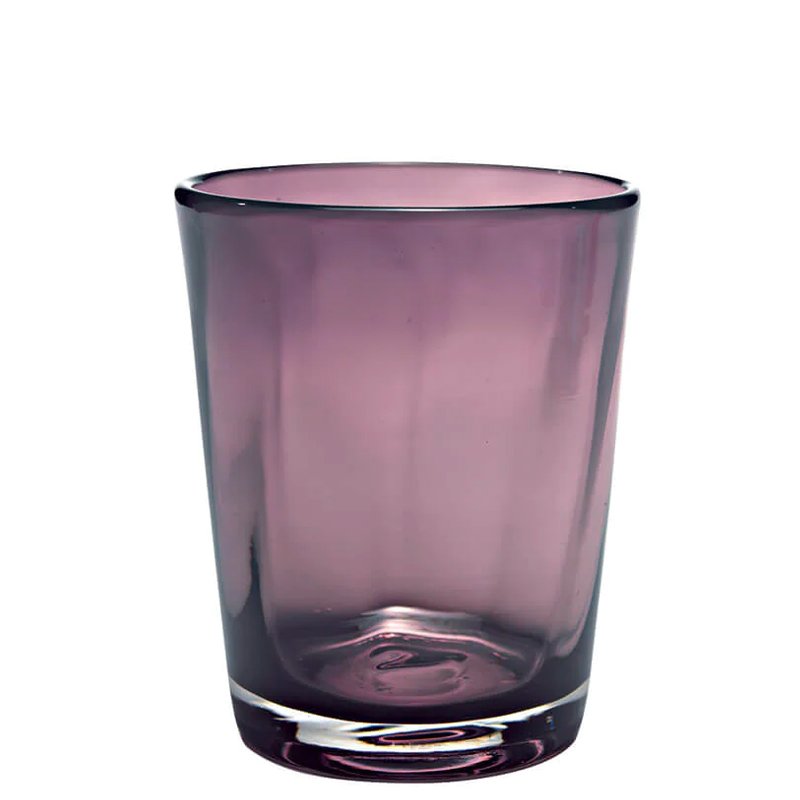 32 Cl Zafferano Bei Bicchiere Acqua In Vetro Soffiato Set 6 Pezzi