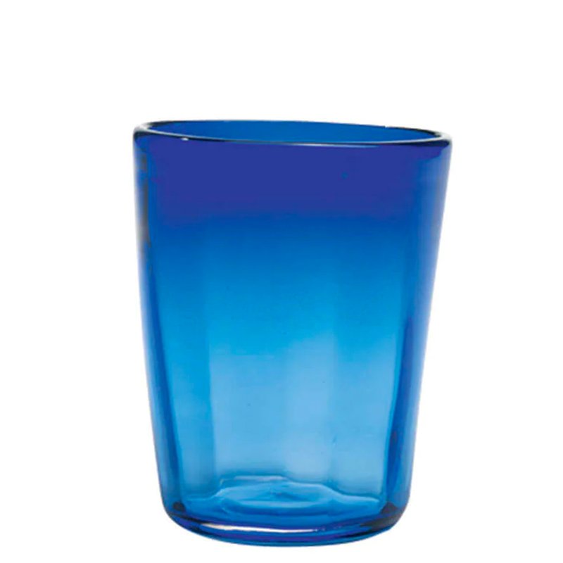 32 Cl Zafferano Bei Bicchiere Acqua In Vetro Soffiato Set 6 Pezzi