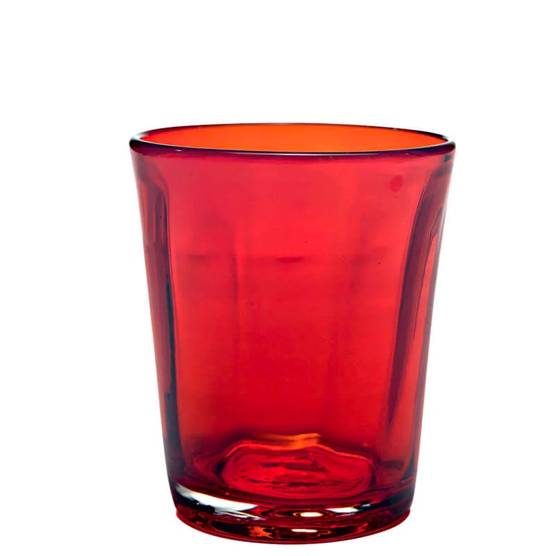 32 Cl Zafferano Bei Bicchiere Acqua In Vetro Soffiato Set 6 Pezzi