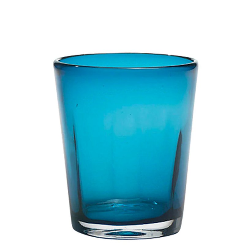 32 Cl Zafferano Bei Bicchiere Acqua In Vetro Soffiato Set 6 Pezzi