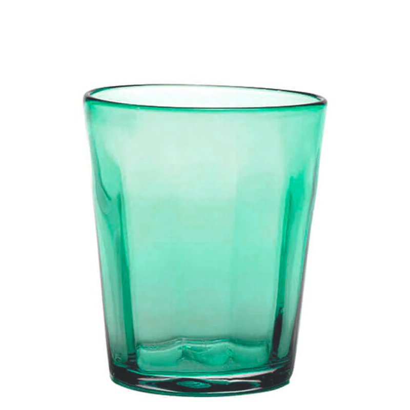 32 Cl Zafferano Bei Bicchiere Acqua In Vetro Soffiato Set 6 Pezzi