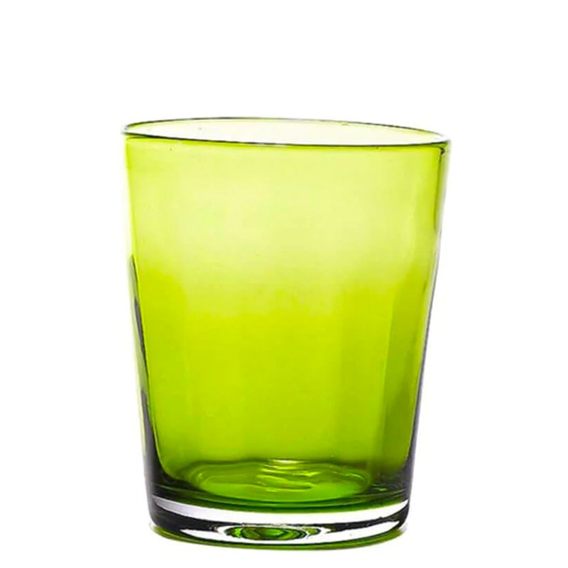 32 Cl Zafferano Bei Bicchiere Acqua In Vetro Soffiato Set 6 Pezzi