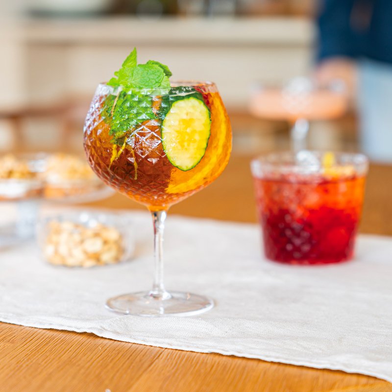 52 Cl Zafferano Veneziano Mixology Calice Gin Tonic In Vetro Set 4 Pezzi