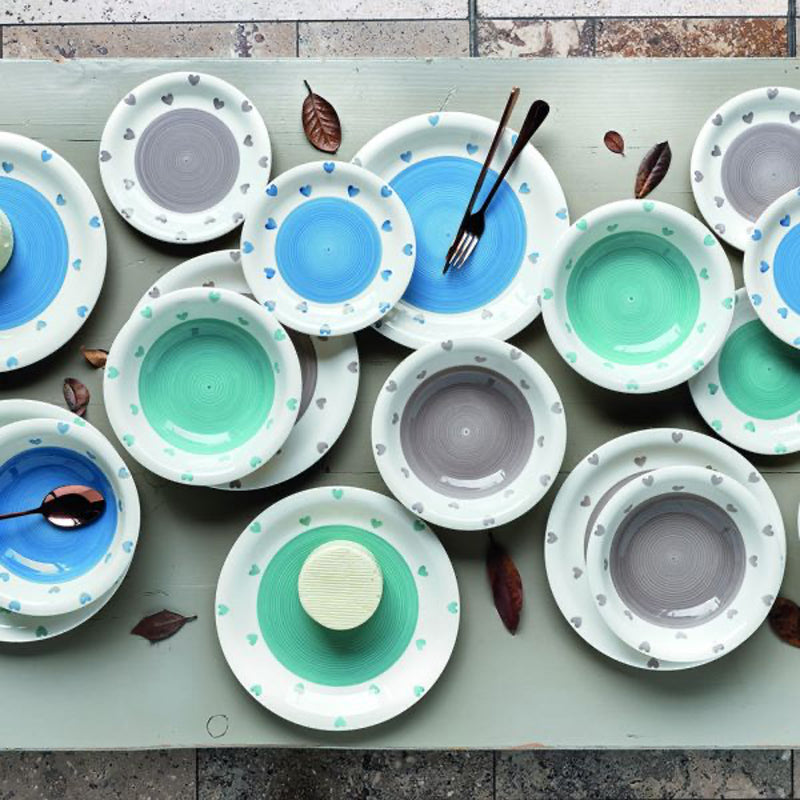 Tognana Lousie Lovely Servizio Piatti In Stoneware Set 18 Pz