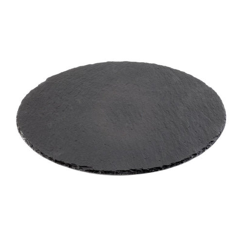 33 Cm Aps Piatto Vassoio Rotondo In Ardesia