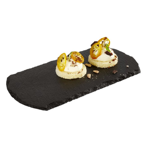 20X10 Cm Aps Piatto Vassoio Rettangolare In Ardesia