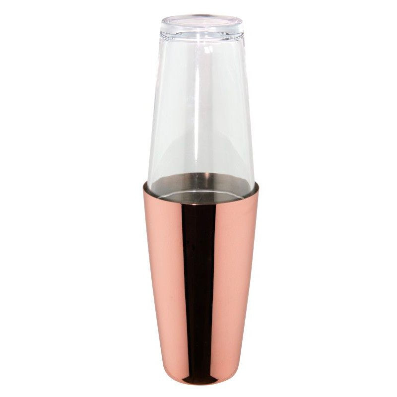 70 Cl Ilsa Mixage Shaker Boston In Acciaio Inox Con Bicchiere In Vetro