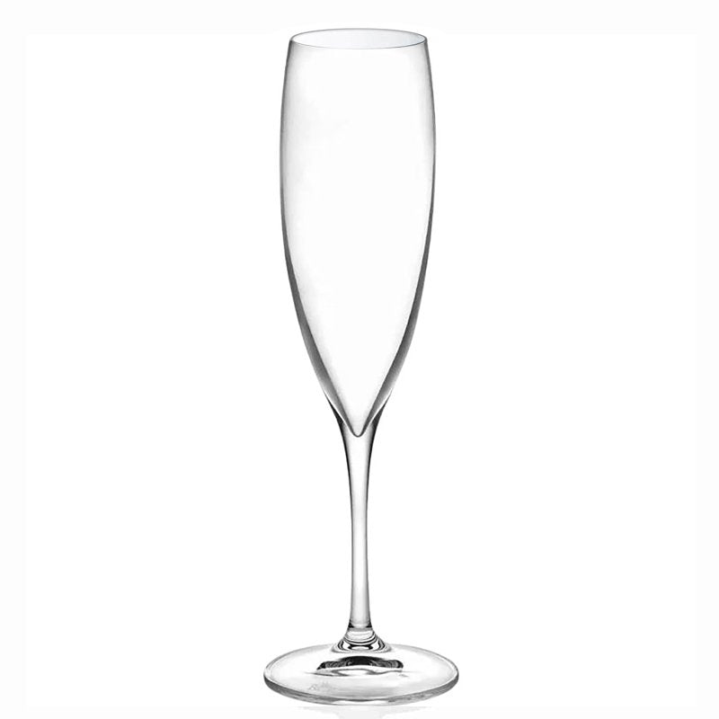 24 Cl Rcr Invino Calice Flute In Vetro Set 6 Pezzi