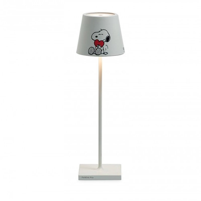 38 Cm Zafferano Poldina X Peanuts Lampada Da Tavolo