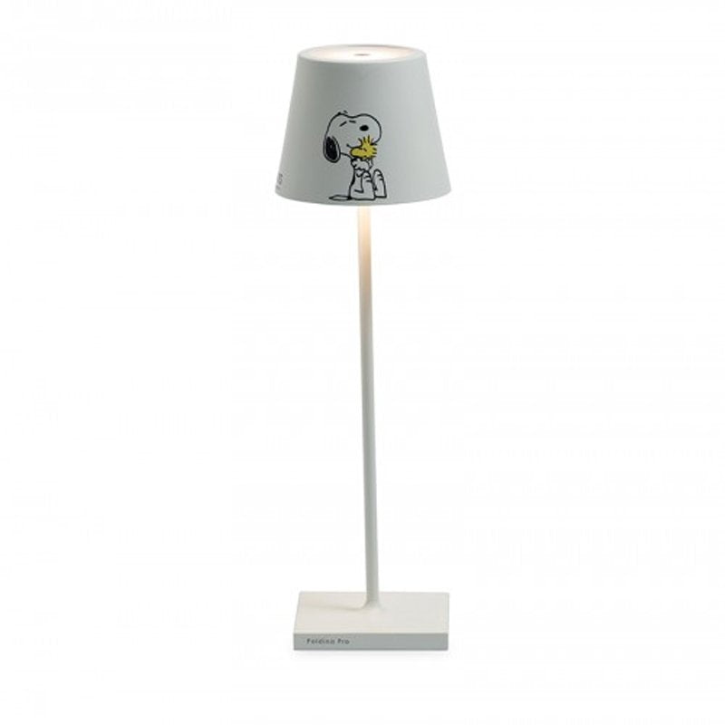 38 Cm Zafferano Poldina X Peanuts Lampada Da Tavolo
