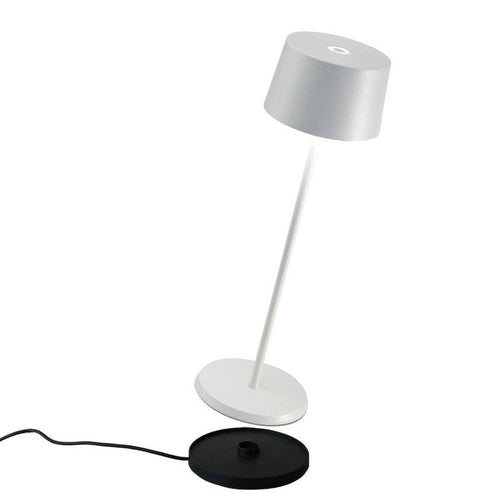 35 Cm Zafferano Olivia Lampada Da Tavolo