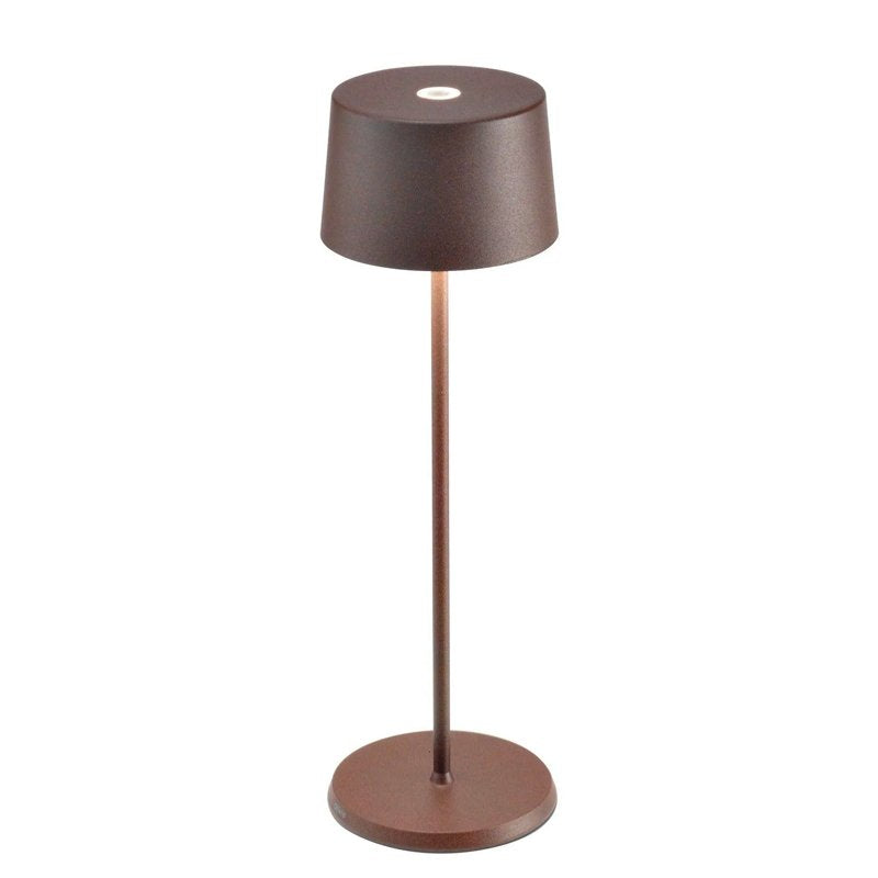 35 Cm Zafferano Olivia Lampada Da Tavolo