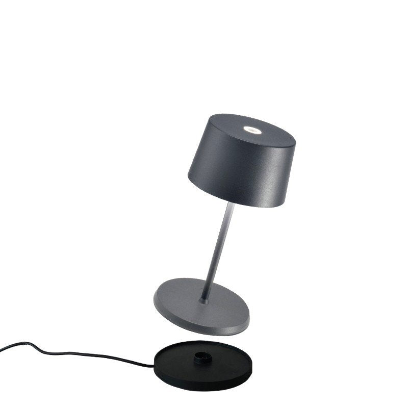 22 Cm Zafferano Olivia Mini Lampada Da Tavolo