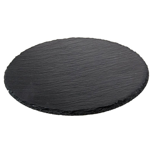 33 Cm Ilsa Piatto Vassoio Rotondo In Ardesia