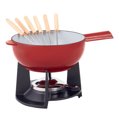 1 8 Lt Ilsa Normandie Set Fonduta Per 6 Persone In Ghisa