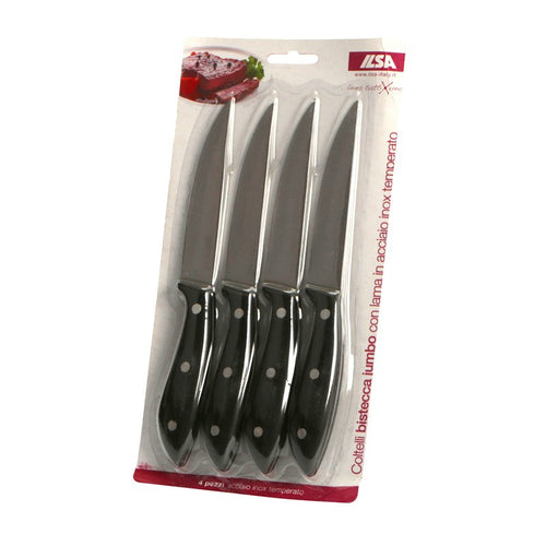 Ilsa Tuttixuno Coltello Bistecca In Acciaio Inox Set 4 Pz
