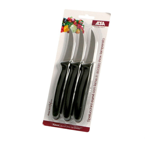 Ilsa Tuttixuno Coltello Spelucchino In Acciaio Inox Set 3 Pz