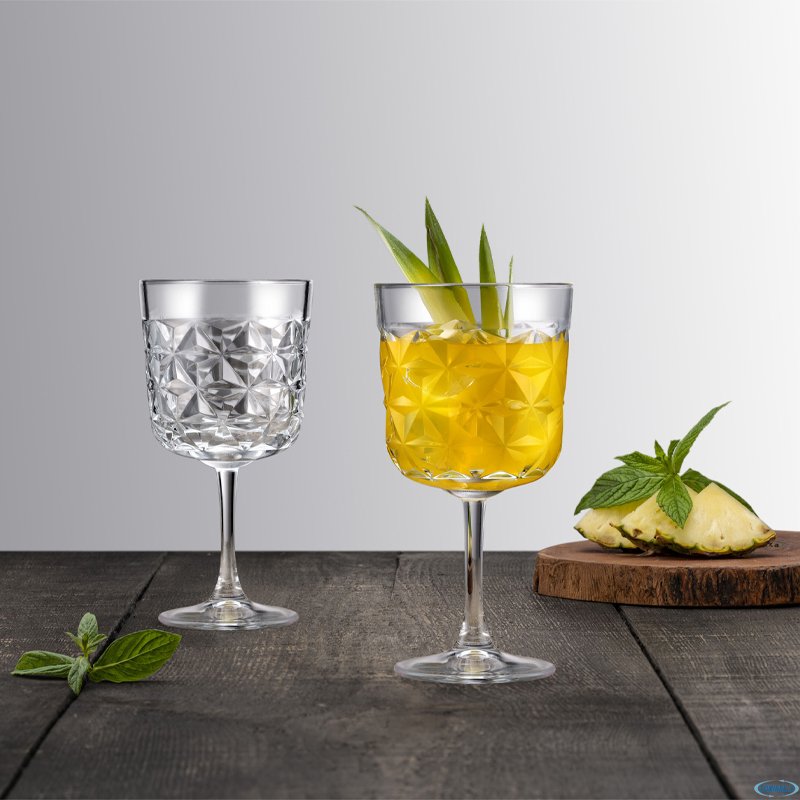 49 Cl Pasabahce Estrella Calice Gin Tonic In Vetro Set 4 Pezzi