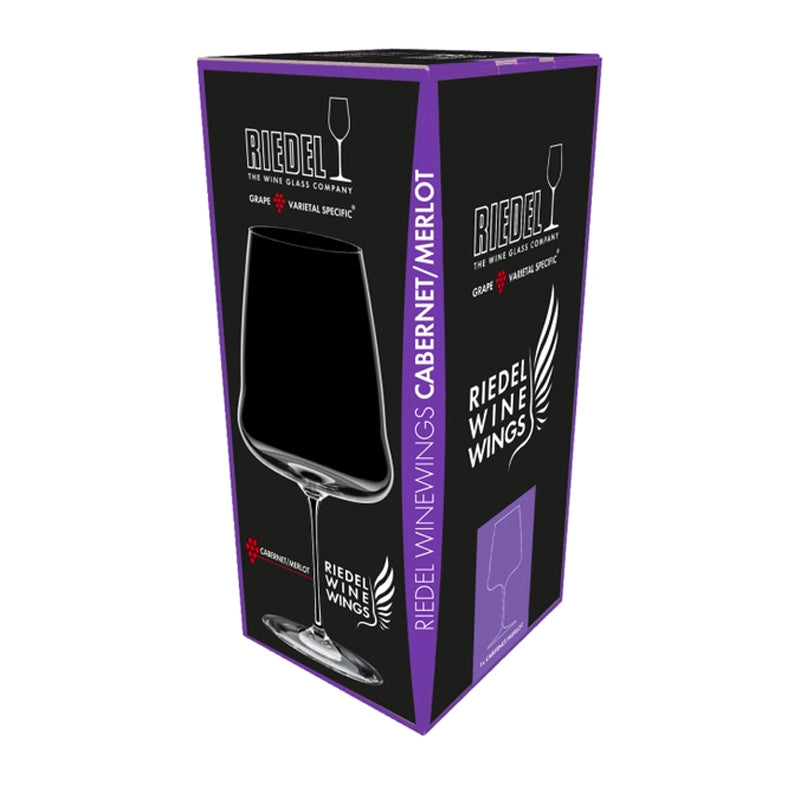 100 2 Cl Riedel Winewings Calice Vino Rosso Cabernet Merlot In Vetro Cristallino
