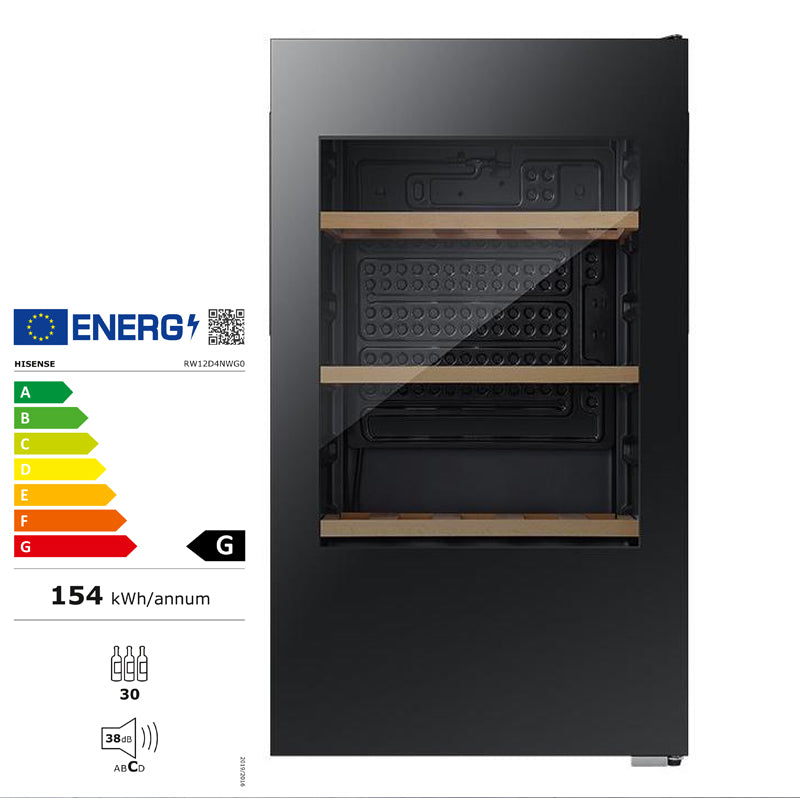 47 6 X 44 8 X H 84 2 Cm Hisense Cantinetta Portabottiglie 30 Bottiglie