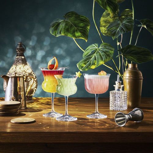 28 Cl Bormioli Rocco Bloom Bicchiere Cocktail In Vetro Set 6 Pezzi