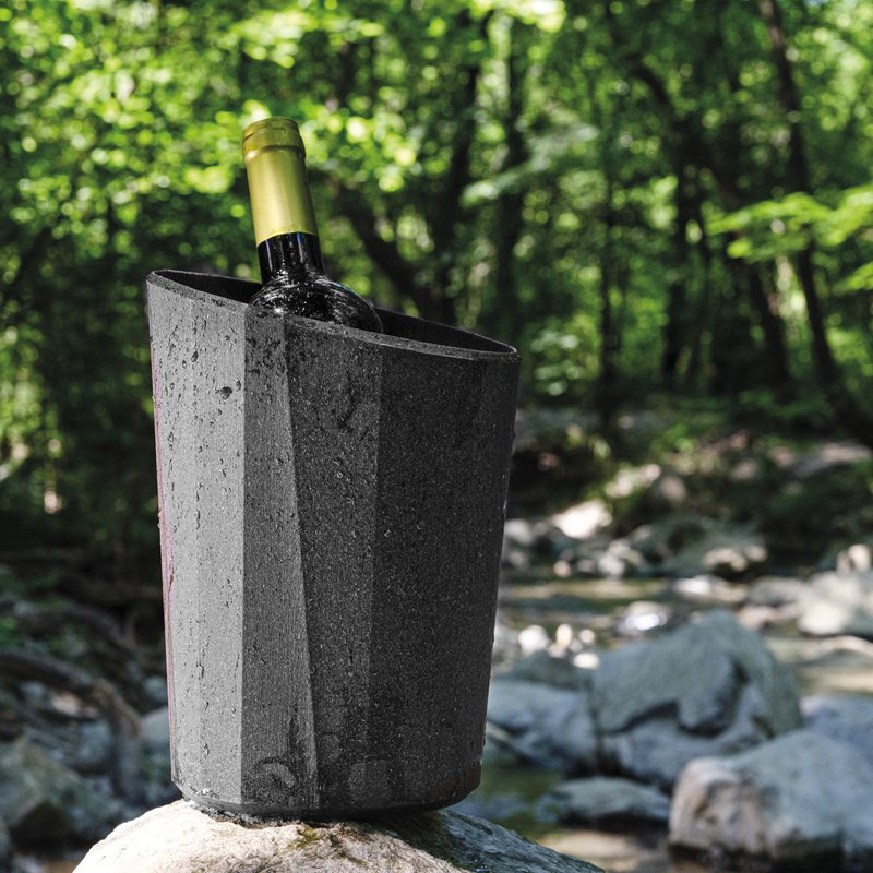 16 3 X H 23Cm Italesse Kodama Secchiello Champagne Per 1 Bottiglia In Ecorec