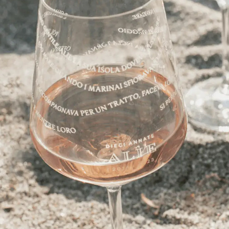 Alie Toscana Igt 2023 Cantina Frescobaldi Set 6 Bottiglie 6 Calici 6 Sottobicchieri
