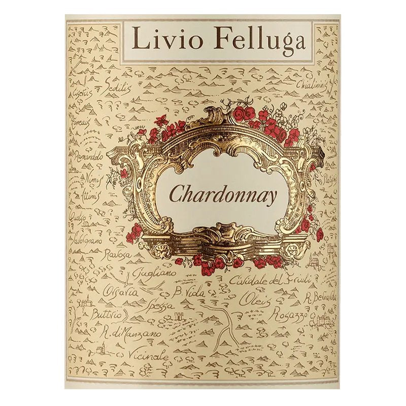 Chardonnay Friuli Colli Orientali Doc 2022 Livio Felluga Set 6 Bottiglie 6 Calici