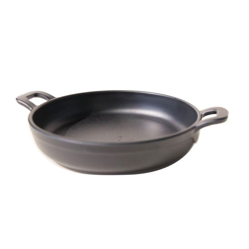 Wok monoporzione per servizio a tavola in alluminio, con rivestimento antiaderente - lt. 0,9