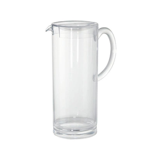 2 Lt Ilsa Crystal Giada Caraffa In Acrilico Con Coperchio