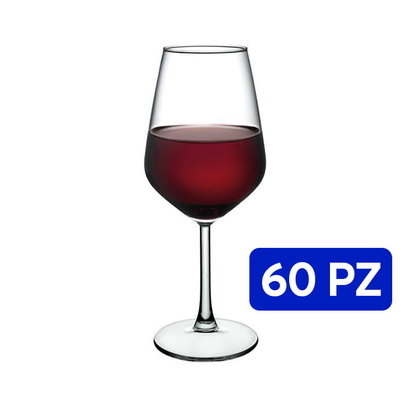 49 Cl Pasabahce Allegra Calice Vino Rosso Cabernet In Vetro Set 60 Pezzi