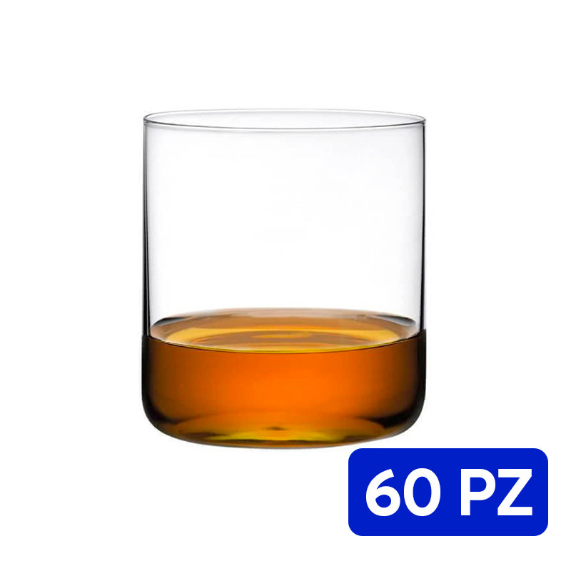 30 Cl Nude Finesse Bicchiere Whisky In Vetro Set 60 Pezzi