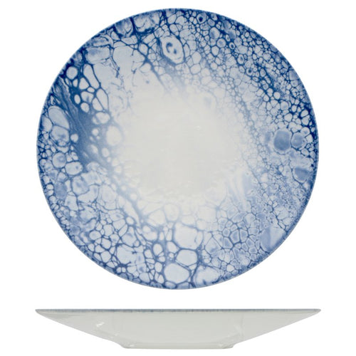 28 Cm Saturnia Bubble Piatto Fondo In Porcellana Set 6 Pz