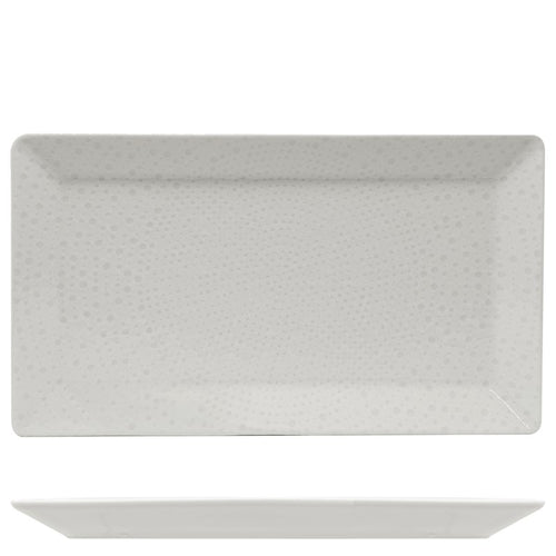 29X17 5 Cm Saturnia Nail Piatto Vassoio Rettangolare In Porcellana Set 6 Pz