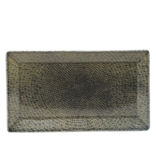 29X17 5 Cm Saturnia Nail Piatto Vassoio Rettangolare In Porcellana Set 6 Pz