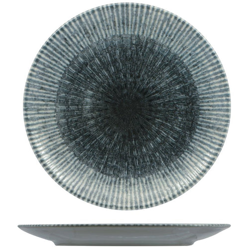 28 Cm Saturnia Space Piatto Piano In Porcellana Set 6 Pz