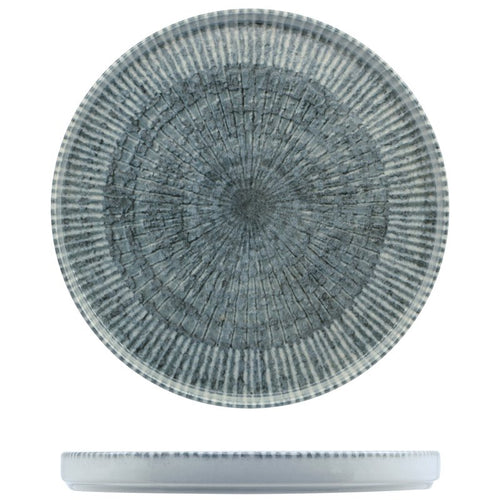 28 Cm Saturnia Space Piatto Piano In Porcellana Set 6 Pz