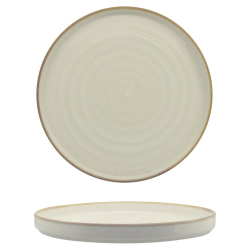 28 Cm Saturnia Vortex Piatto Piano In Porcellana Set 6 Pz