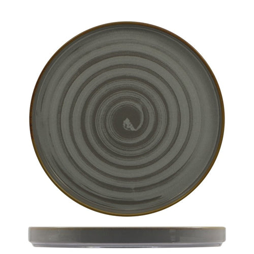 20 Cm Saturnia Vortex Piatto Piano In Porcellana Set 6 Pz