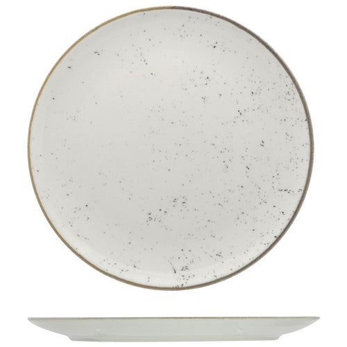 31 Cm Saturnia Stains Piatto Vassoio Rotondo In Porcellana Set 6 Pz