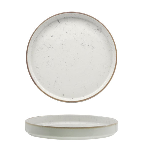 20 Cm Saturnia Stains Piatto Piano In Porcellana Set 6 Pz