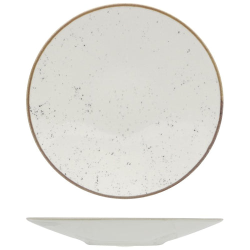 28 Cm Saturnia Stains Piatto Fondo In Porcellana