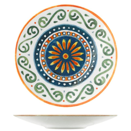 31 Cm Saturnia Capri Piatto Piano In Porcellana Set 4 Pz