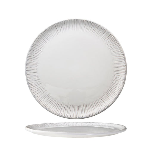 33 Cm Graffito Piatto Pizza In Porcellana