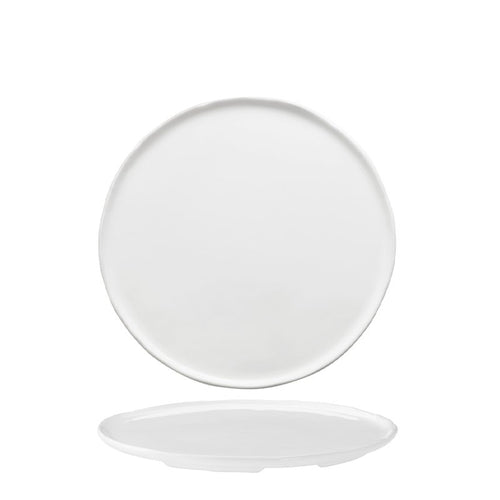 27 Cm Graffito Piatto Piano In Porcellana Set 4 Pz