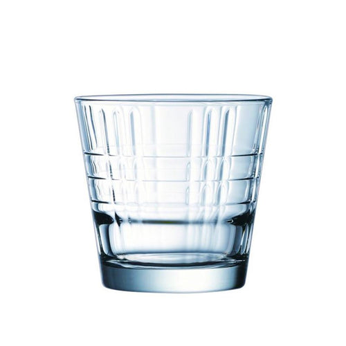 21 Cl Arcoroc Stack Up Bicchiere Whisky In Vetro Temperato Set 6 Pezzi