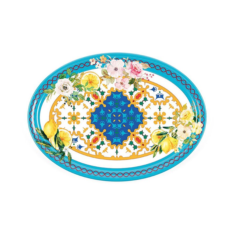 35X25 5 Cm Guzzini Flower Vassoio In Melamina Set 2 Pz