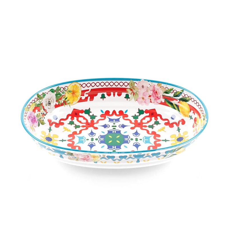 32 5X23 Cm Guzzini Flower And Lemon Coppa In Melamina Set 2 Pz