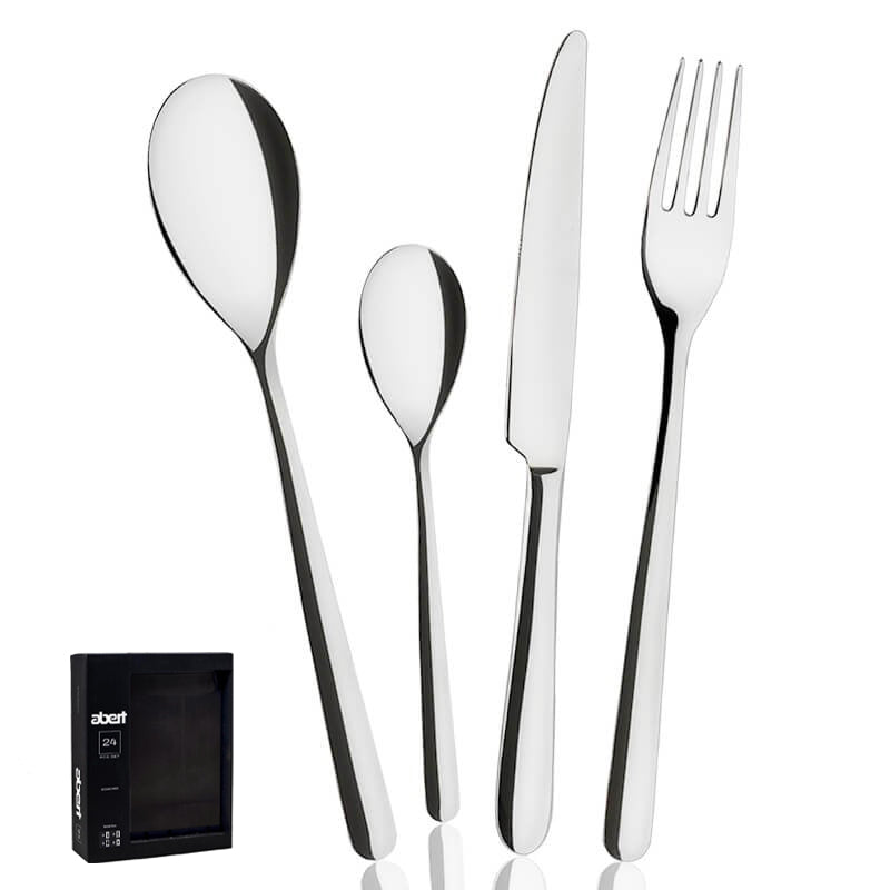 Abert Allegra Servizio Posate In Acciaio Inox Set 24 Pz