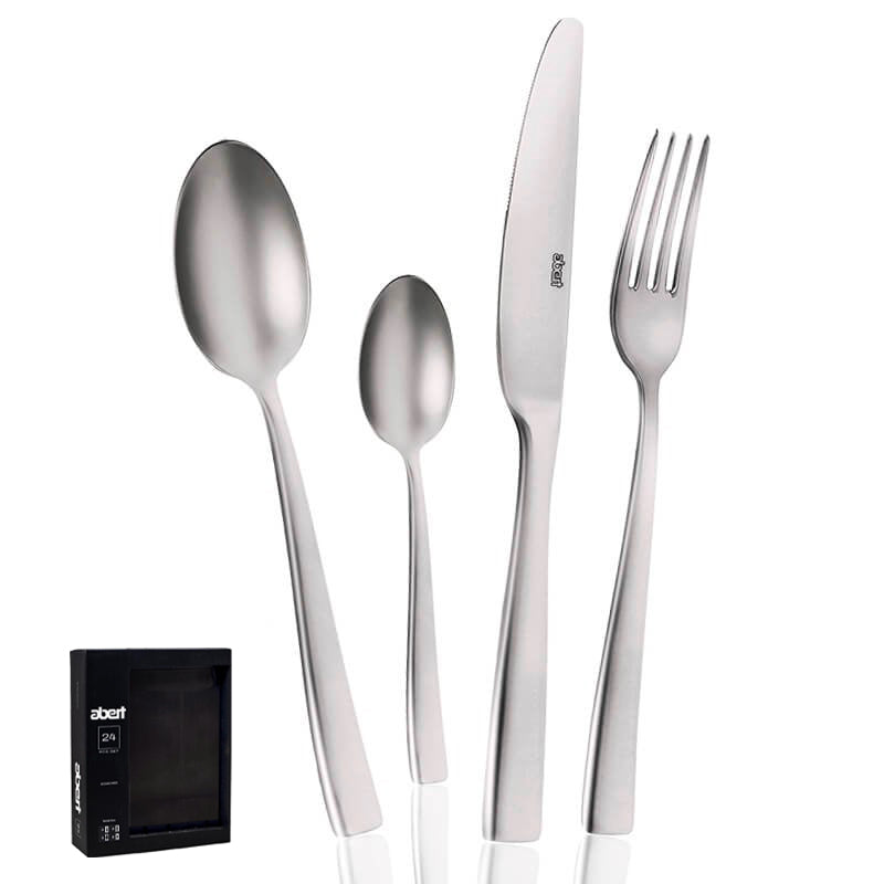 Abert Marea Servizio Posate In Acciaio Inox Set 24 Pz